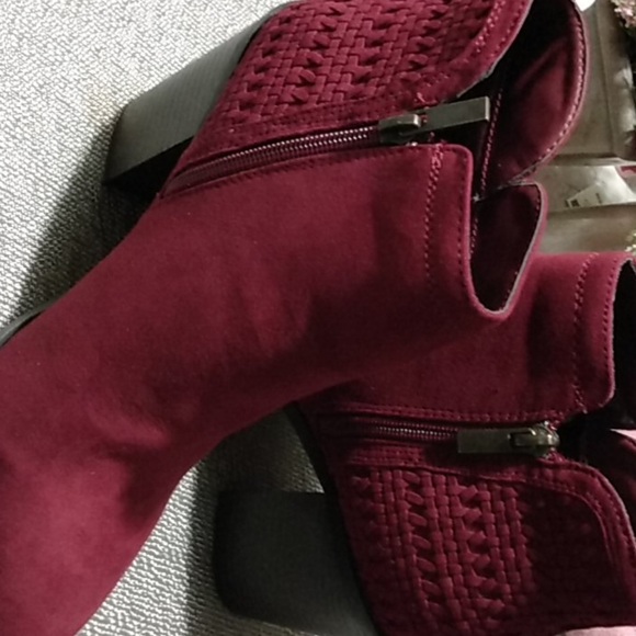 Ankle Wide Heel Bootie - Picture 2 of 4